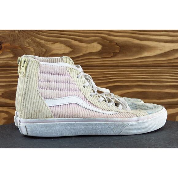 VANS Youth Boys Shoes Sz 4‎ M Pink Synthetic Skateboarding - Picture 4 of 7